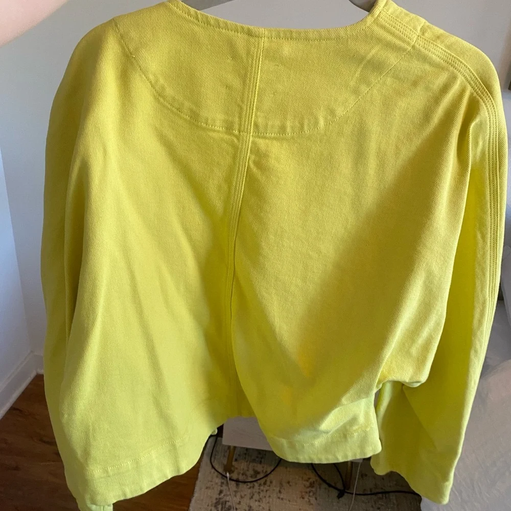 Adorable limited edition Aritzia le fou Wilfred yellow jacket - Picture 2 of 2